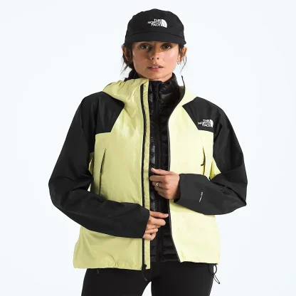 Women's Lightweight Waterproof Jacket - Yellow