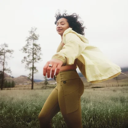 Women's Lightweight Wind Jacket - Yellow