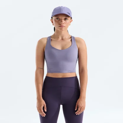 Women's Longline Sports Bra - Cedar
