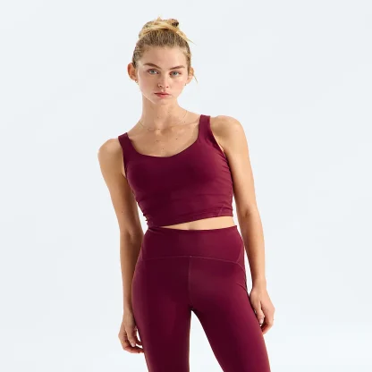Women's Longline Sports Bra - Cedar