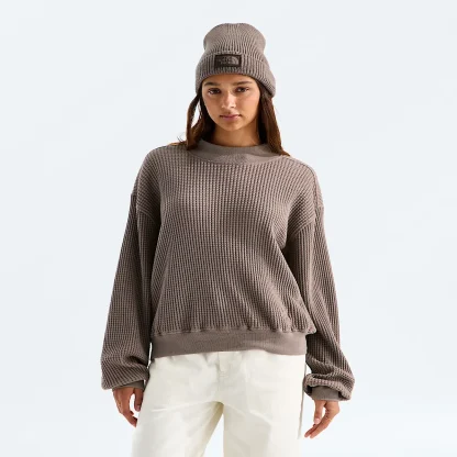 Women's Mock-Neck Top - Black