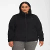 Women's Plus Full-Zip Fleece Jacket - Black