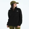 Women's Quarter-Zip Fleece Jacket - Black