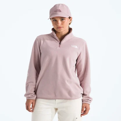 Women's Quarter-Zip Fleece Jacket - Black