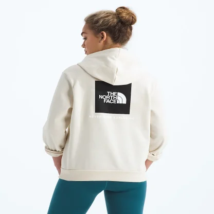 Women's Regular Fit Graphic Hoodie - Cream