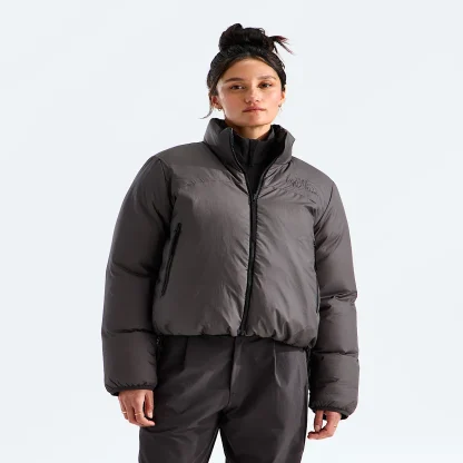 Women's Reversible Insulated Jacket - Gray/Black