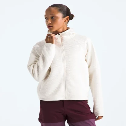 Women's Thermal Full-Zip Hoodie - Black