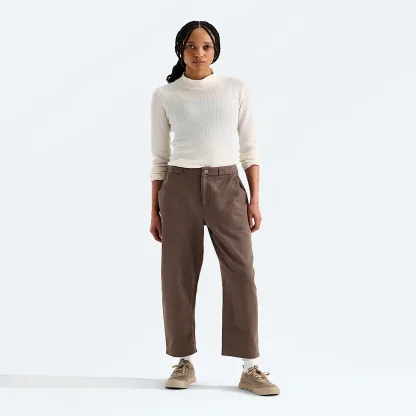 Women's Utility Barrel Pants - Brown