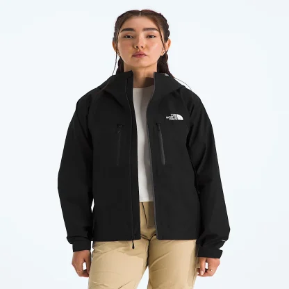 Women's Waterproof Hooded Jacket - Gray