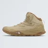 Women's Waterproof Mid Hiking Boots - Pale Khaki