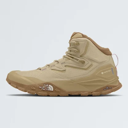 Women's Waterproof Mid Hiking Boots - Pale Khaki