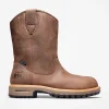 Women's Waterproof Pull-On Alloy Toe Work Boot