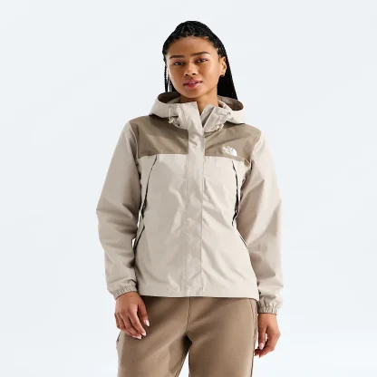 Women's Waterproof Rain Jacket - Cream