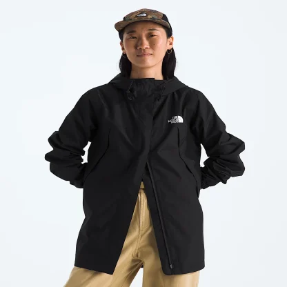 Women's Waterproof Rain Parka - Black