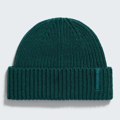 Wool-Blend Knit Beanie - Black