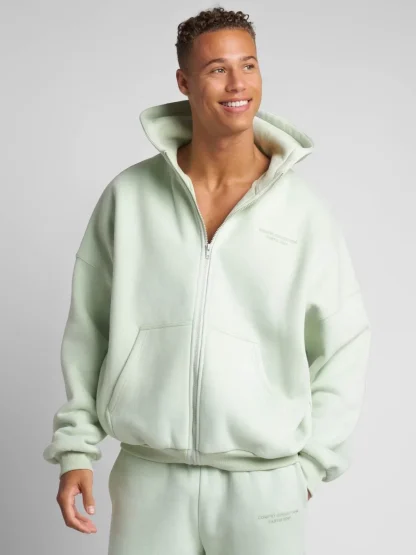 Zip-Front Hoodie - Bubblegum