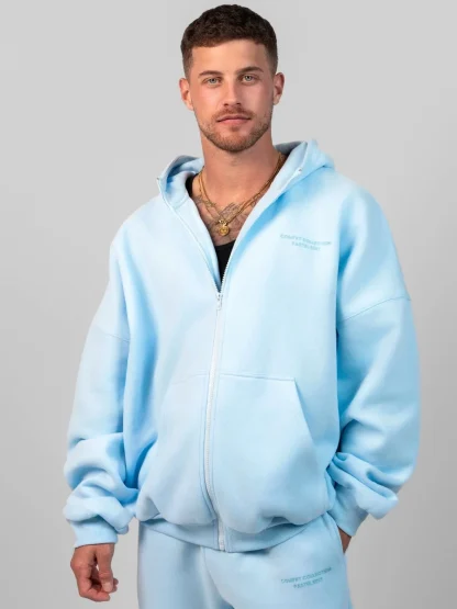 Zip-Front Hoodie - Bubblegum