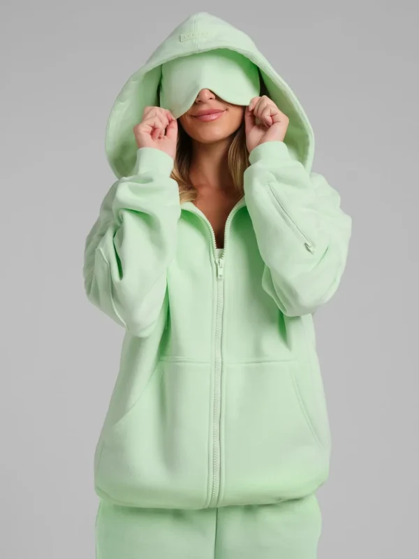 Zip-Front Travel Hoodie - Sunset