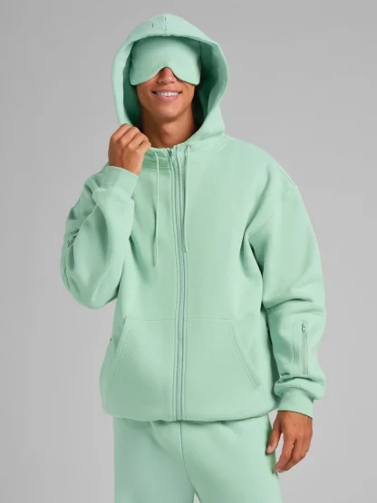 Zip-Front Travel Hoodie - Sunset