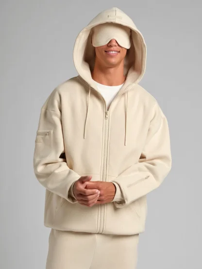 Zip-Front Travel Hoodie - Sunset