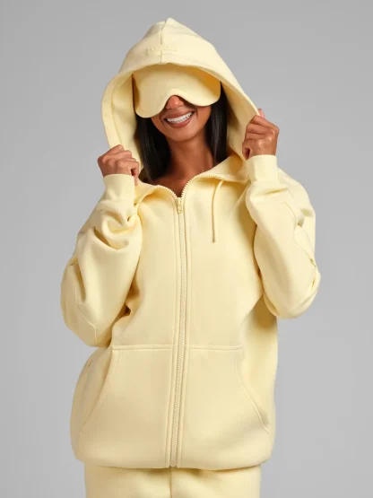 Zip-Front Travel Hoodie - Sunset