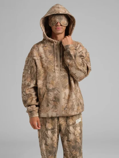 Zip-Front Travel Hoodie - Sunset