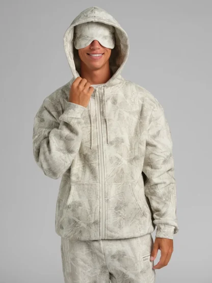 Zip-Front Travel Hoodie - Sunset