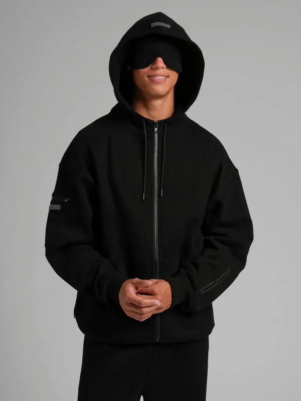 Zip-Front Travel Hoodie - Sunset