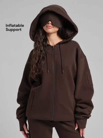 Zip Hoodie - Blackberry