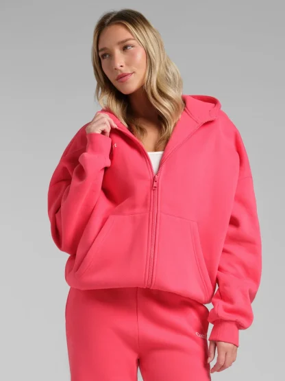 Zip-Up Hoodie - Blue Willow