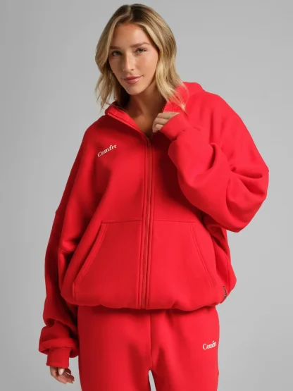 Zip-Up Hoodie - Blue Willow