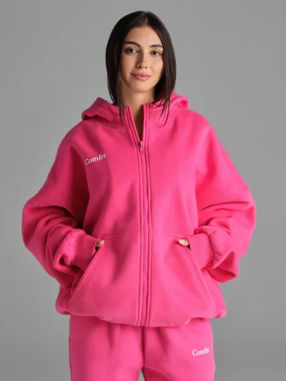 Zip-Up Hoodie - Blue Willow