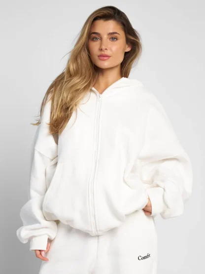 Zip-Up Hoodie - Blue Willow