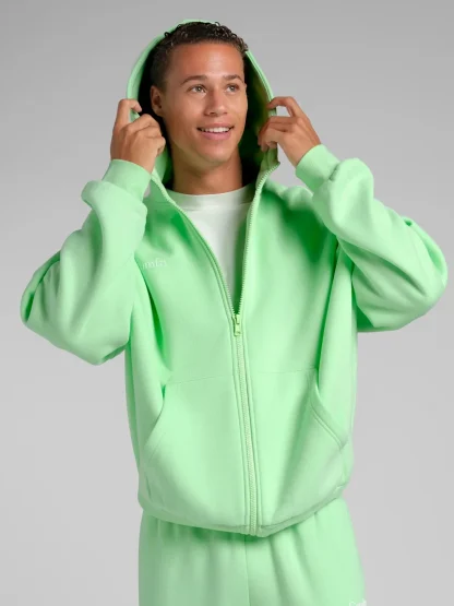 Zip-Up Hoodie - Blue Willow