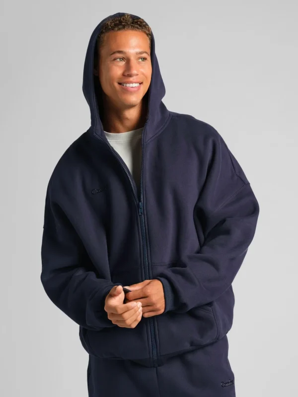 Zip-Up Hoodie - Blue Willow