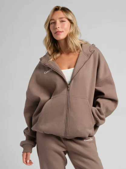 Zip-Up Hoodie - Blue Willow